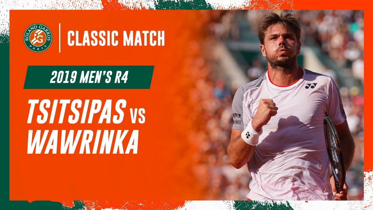 Wawrinka vs Tsitsipas 2019 Men's round 4 | Roland-Garros Classic Match