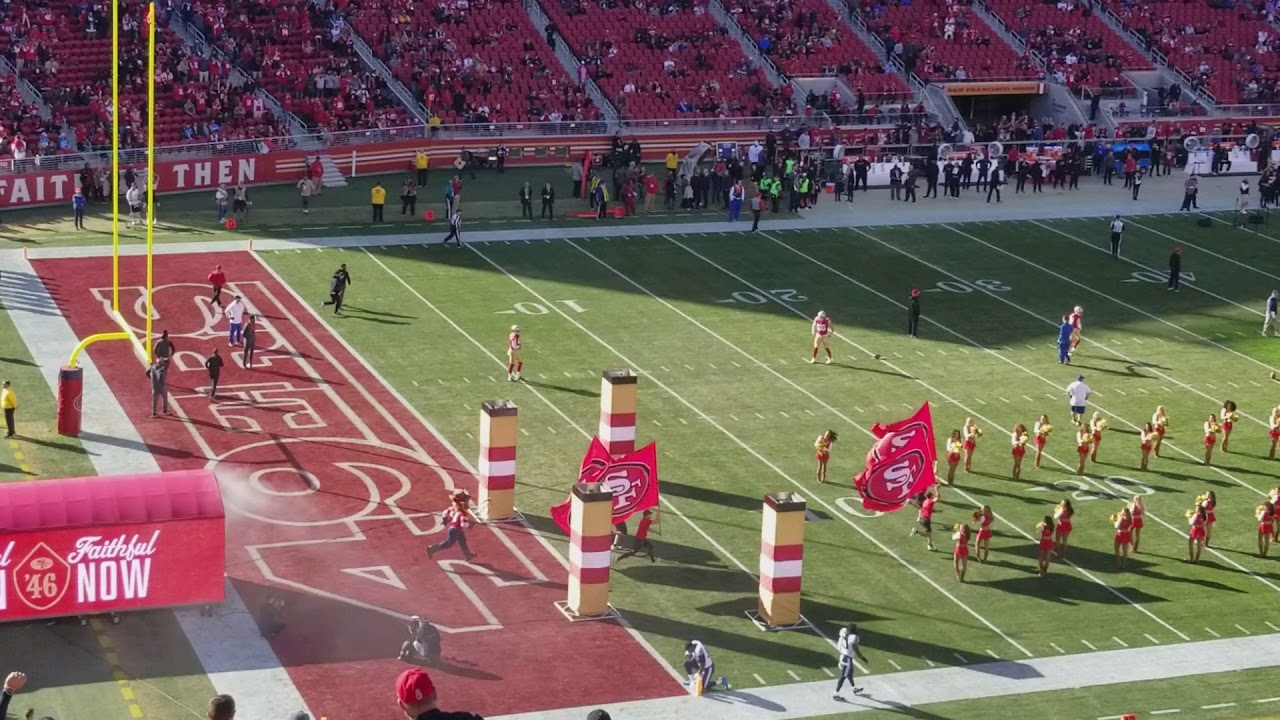 SAN FRANCISCO 49ERS INTRO VS TITANS LEVI'S STADIUM