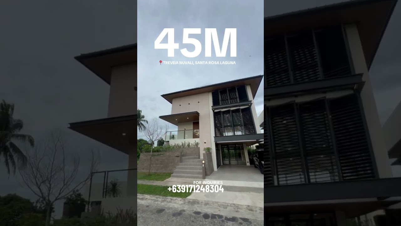 House and lot for sale at Trevia Nuvali Santa Rosa Laguna.