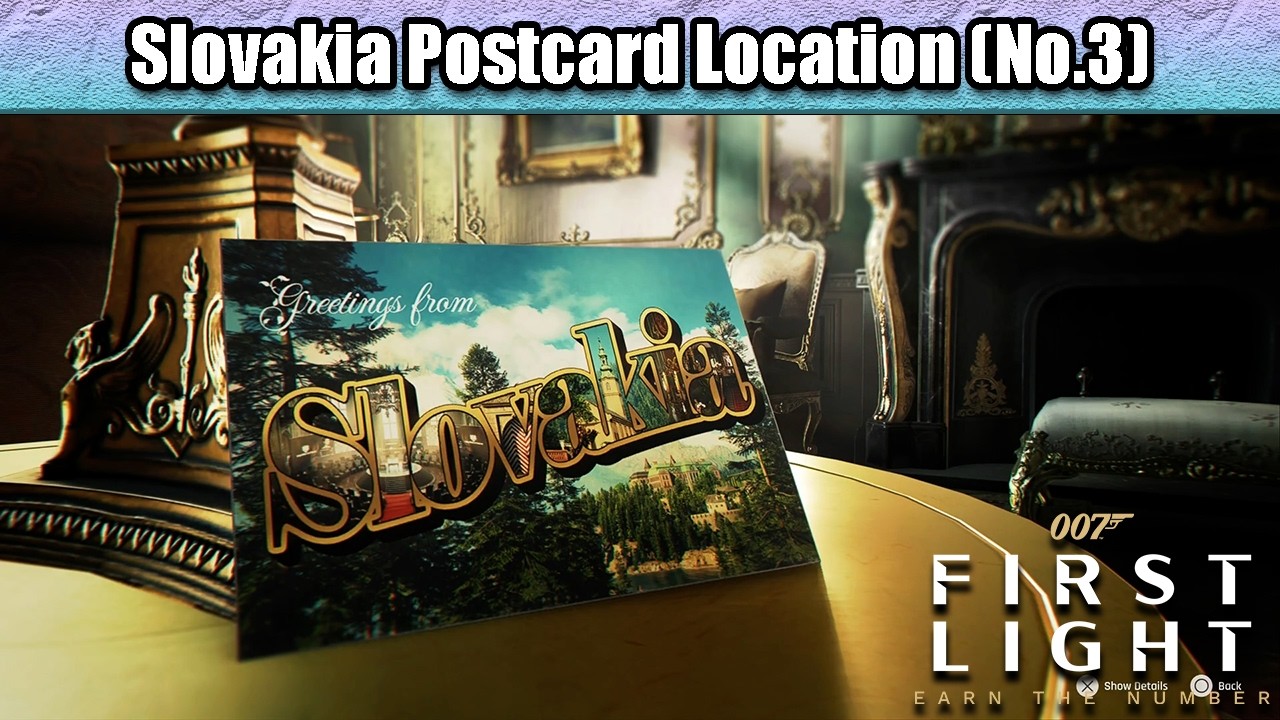 Postcard No. 3 Location Slovakia | 007 First Light (James Bond)