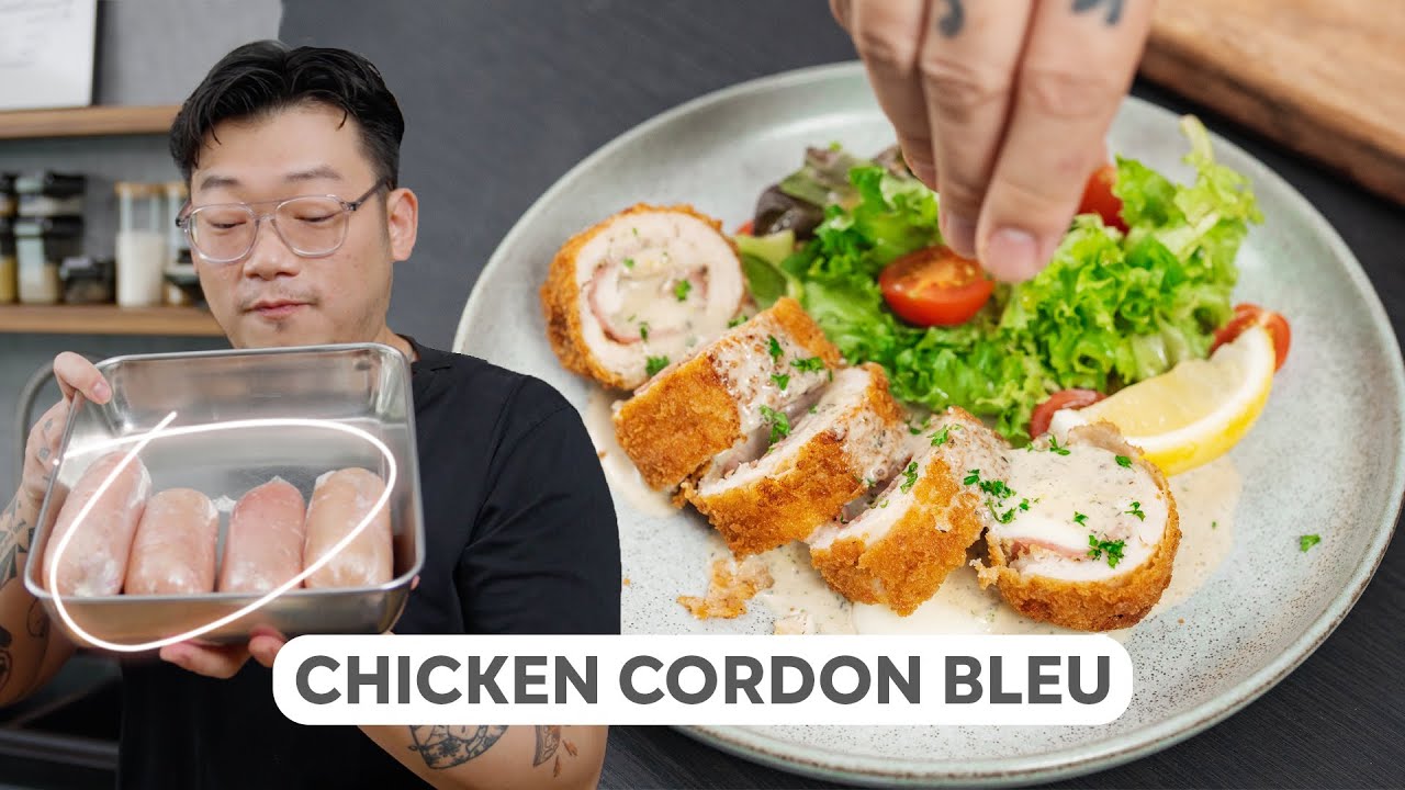 TIPS NYA TUH GINI!!  RESEP CHICKEN CORDON BLEU ALA WILLGOZ