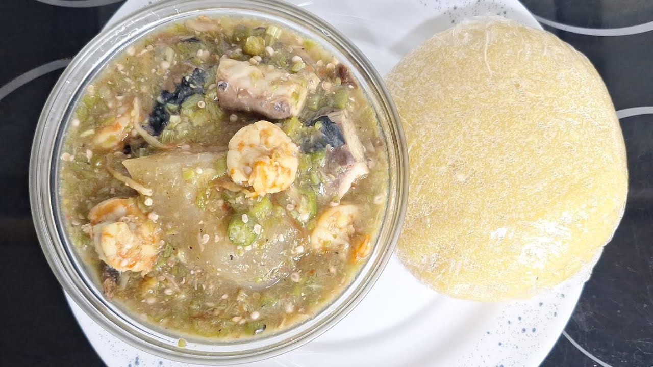 Easy Okro Soup In Less than 30 minutes Quick and easy recipe.  @lizzyAAO 