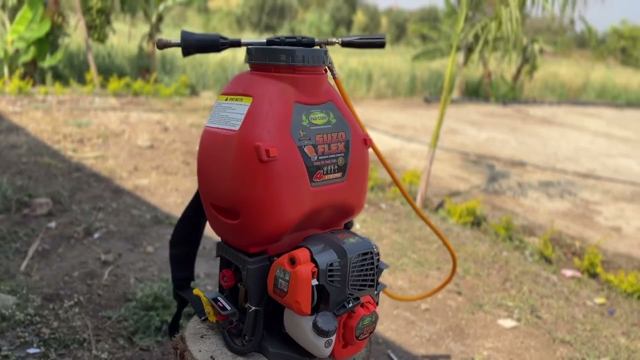 Pad crop Suzo flex 4 stroke engine operated sprayer pump / पैड क्रॉप सुझो फ्लेक्स ४ स्ट्रोक स्प्रेयर