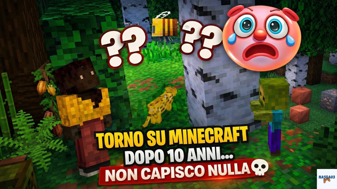 Ho scaricato Minecraft dopo un decennio... Non capisco più nulla! ⛏️