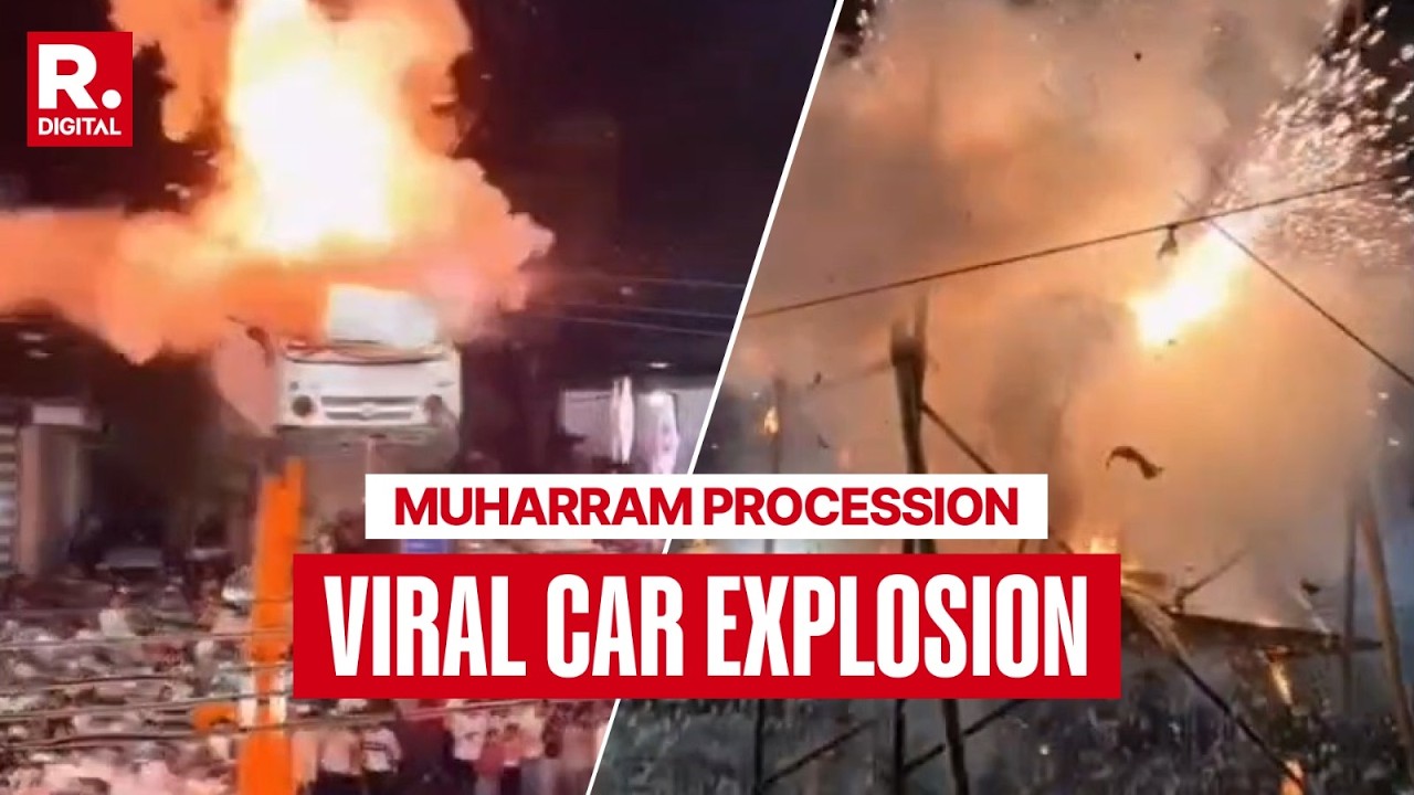 BREAKING: Mock Car Blast During Muharram Procession In Ujjain Sparks Controversy, Probe Underway