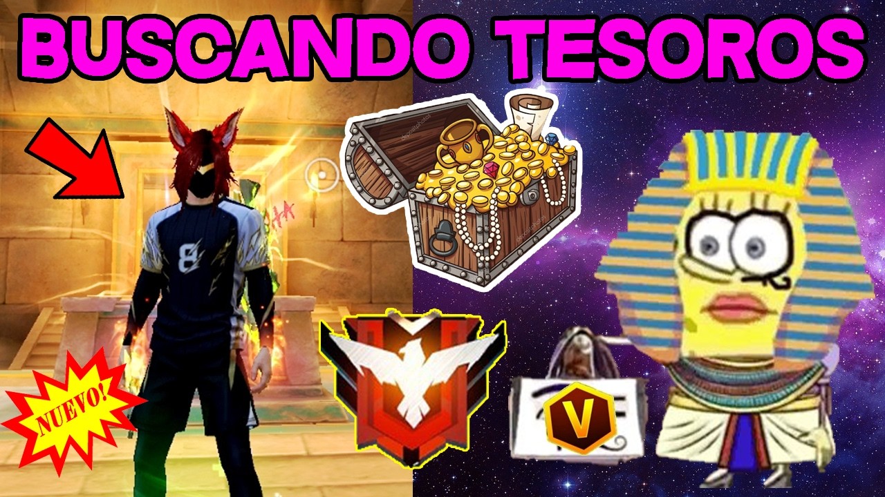 BUSCANDO TESOROS EN FREE FIRE!!! EL EVENTO MÁS EXCLUSIVO!!!
