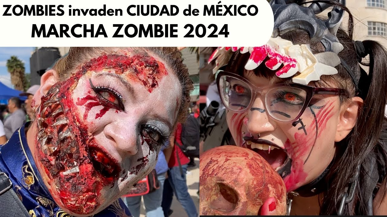 ¿Cómo se viste la gente en la Ciudad de México? - Marcha ZOMBIE CDMX