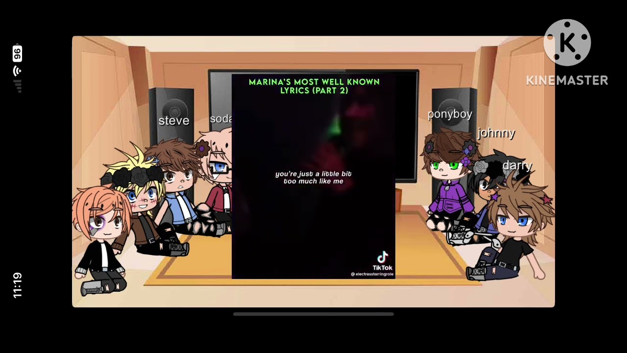 Outsiders react to ponyboy as marina