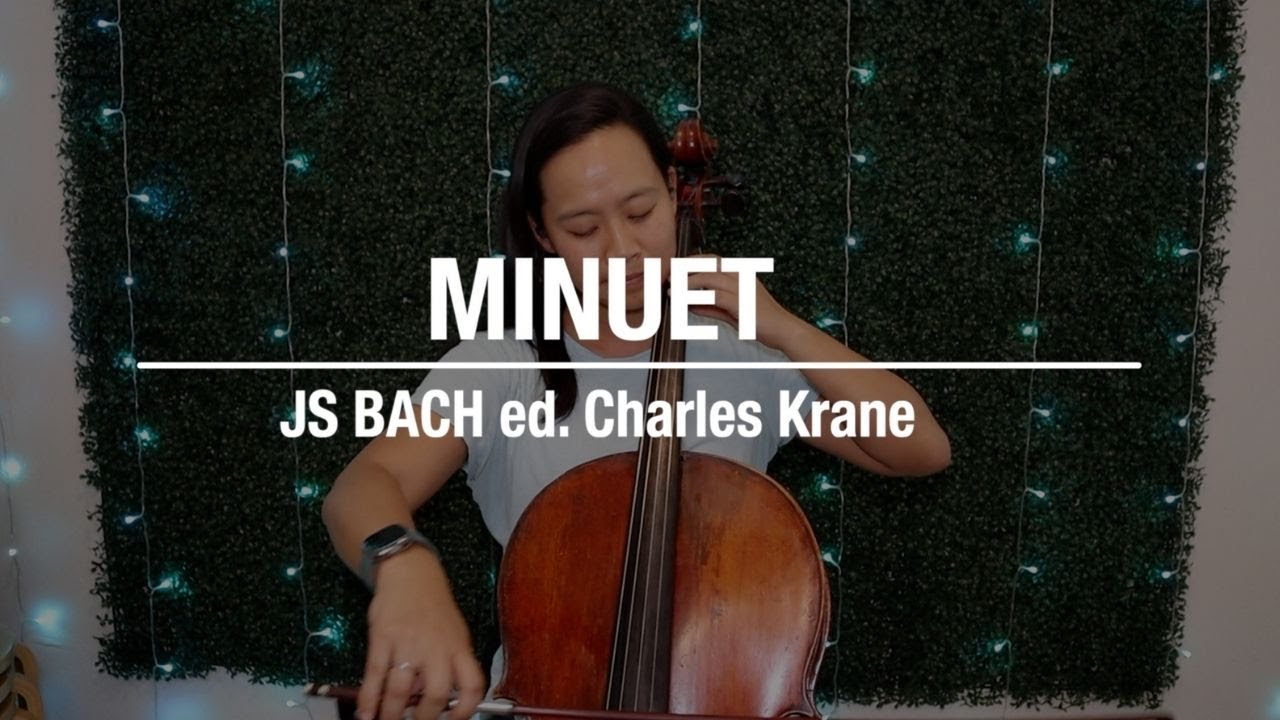 Minuet from Intermediate Bach for Cello || Cellomoji Cover