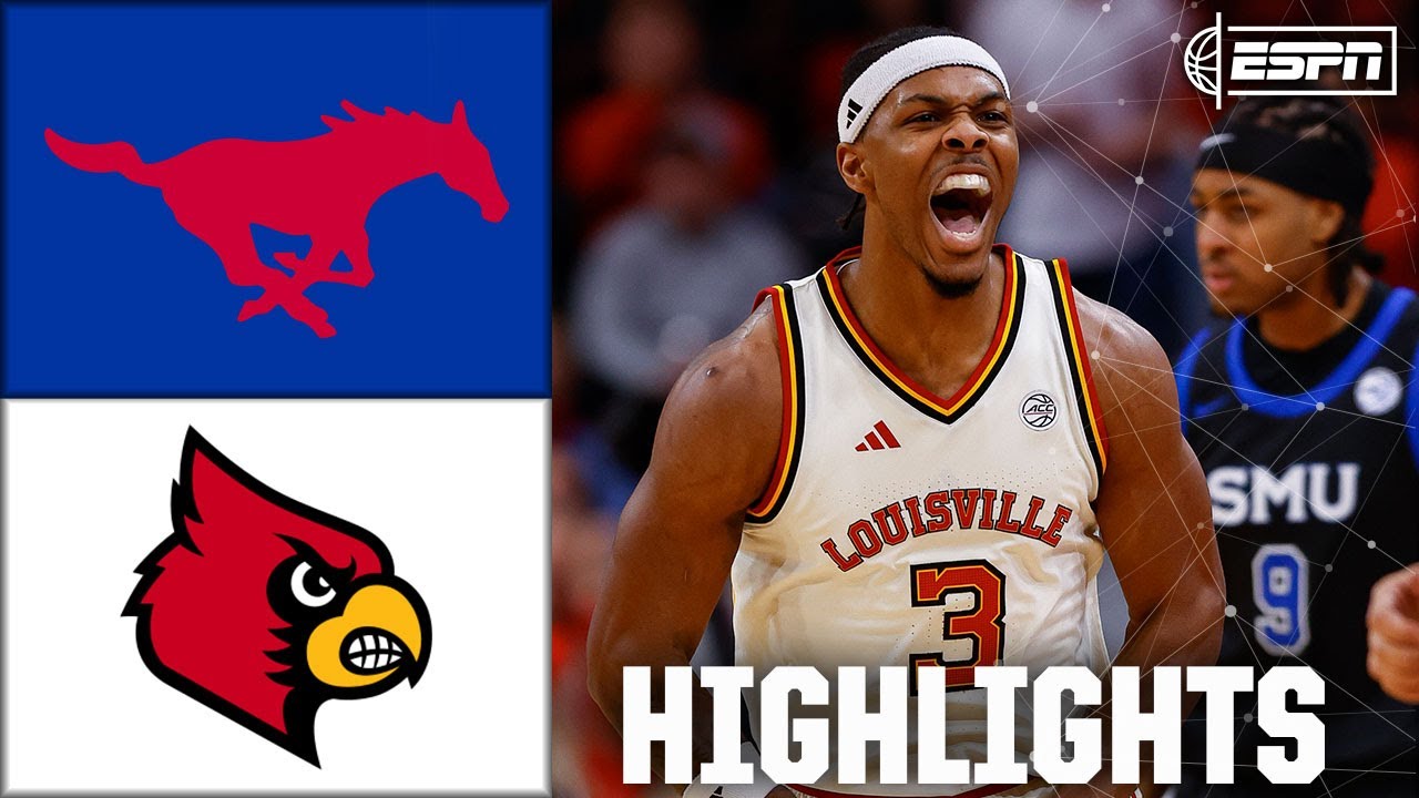 SMU Mustangs vs. Louisville Cardinals | Full Game Highlights | ESPN College Basketball