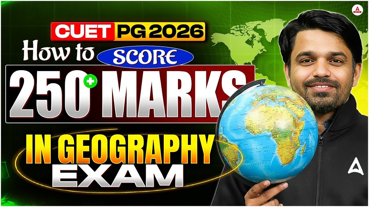 CUET PG 2026|How to score 250+ in CUET PG Geography 2026? 🌍 Here&rsquo;s the topper&rsquo;s strategy! 🎯 #cuetpg