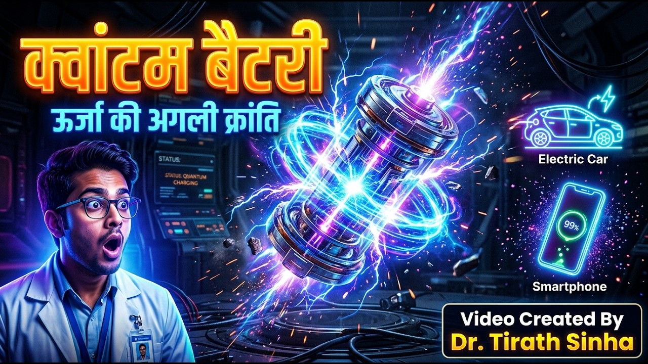 क्वांटम बैटरी: ऊर्जा की अगली क्रांति || Video By Dr. Tirath Sinha