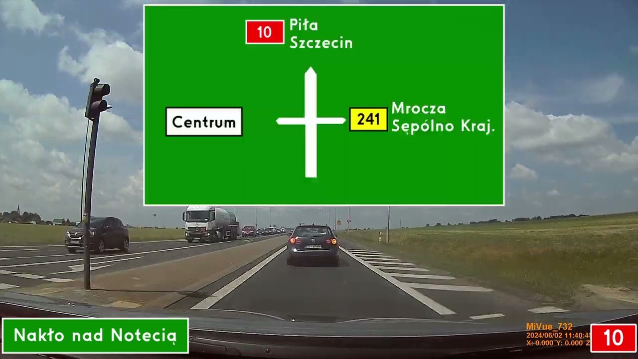 DK10: Toruń Południe (A1) - Bydgoszcz - Piła