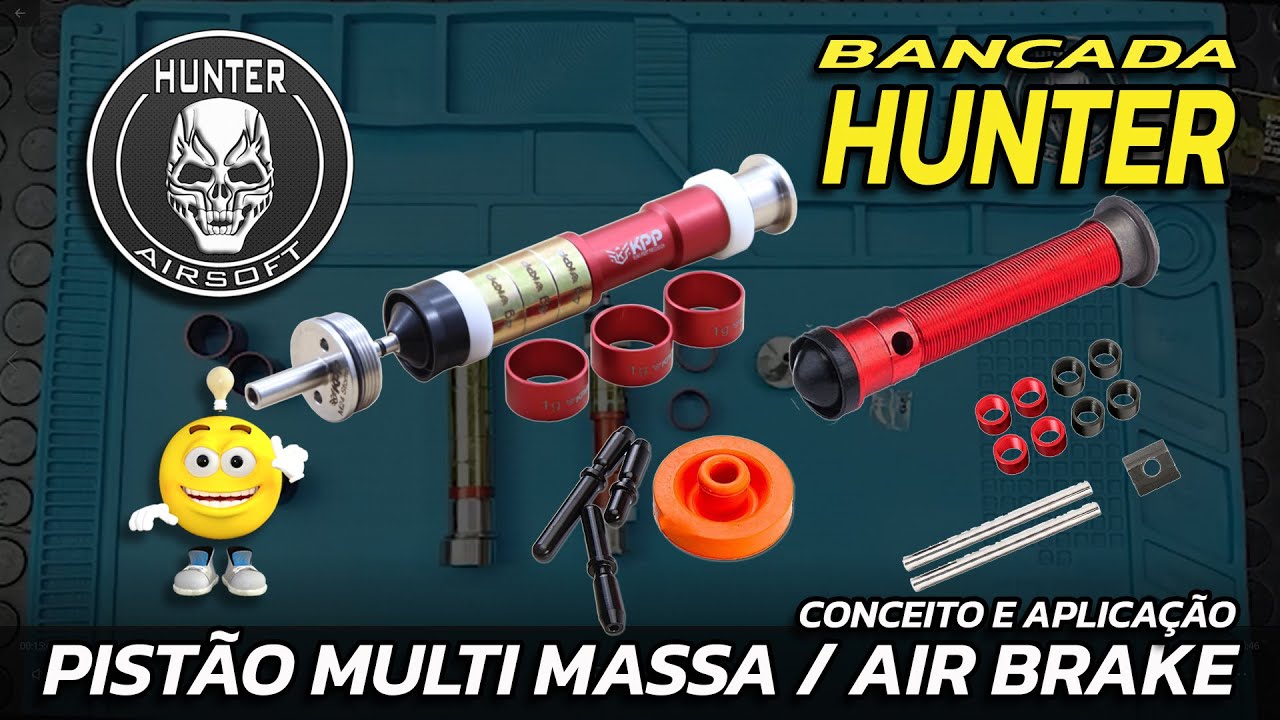 CONCEITO E APLICAÇÃO DO PISTÃO MULTIMASSA E AIR BRAKE - BANCADA HUNTER #108