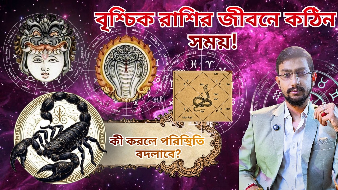 বৃশ্চিক রাশির জীবনে কেন এত সমস্যা চলছে? মুক্তির উপায় কী | Scorpio Life Problem & Remedies