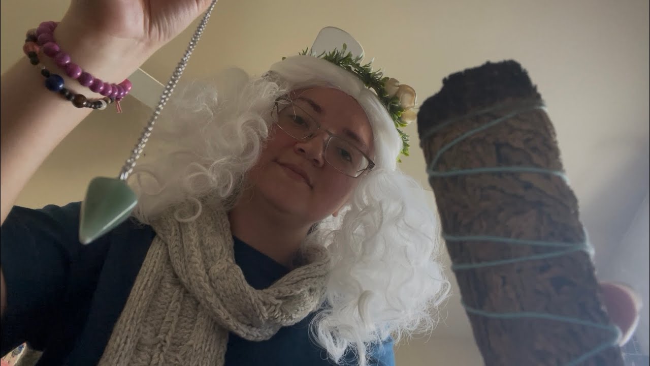 ASMR // Kooky Neighbor Cleanses Your Energy ✨