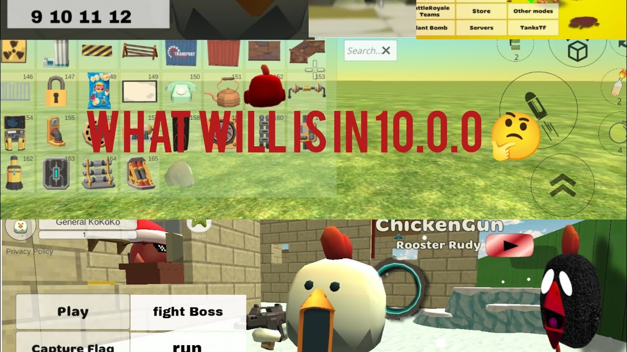 What will is in v10.0.0 Chicken gun 🤔💀