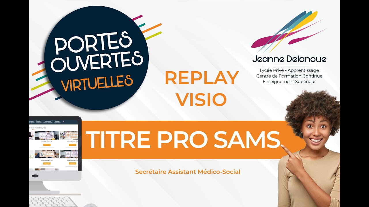 Portes ouvertes virtuelles - TITRE PRO SAMS