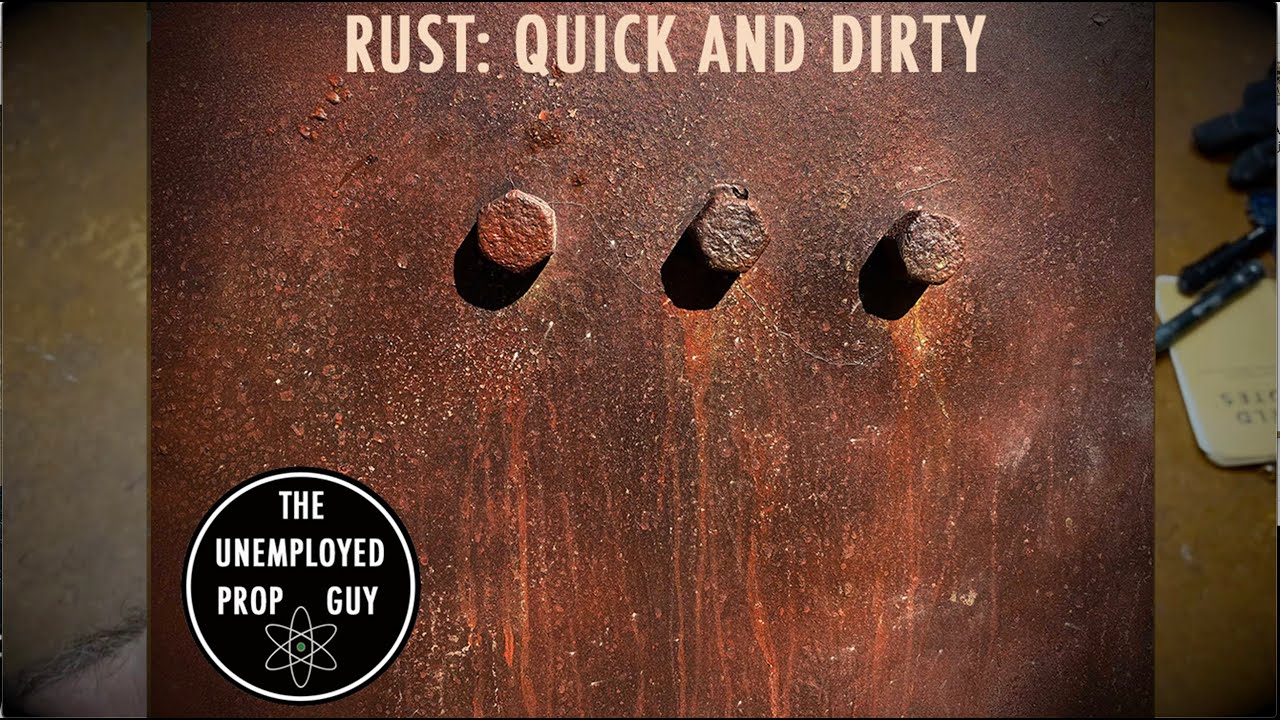 Faux rust painting