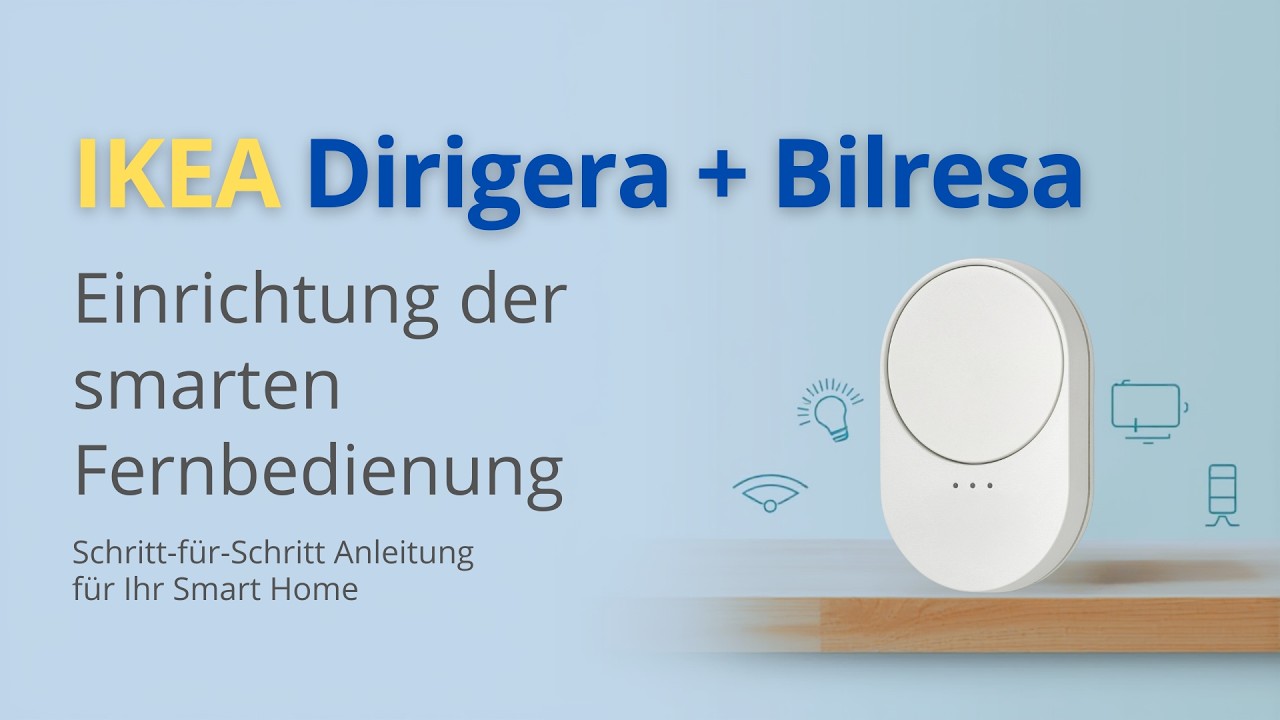 IKEA Dirigera + Bilresa & Co Fernbedienungen - das neue Matter Smart Home - Einrichtung (Tutorial)