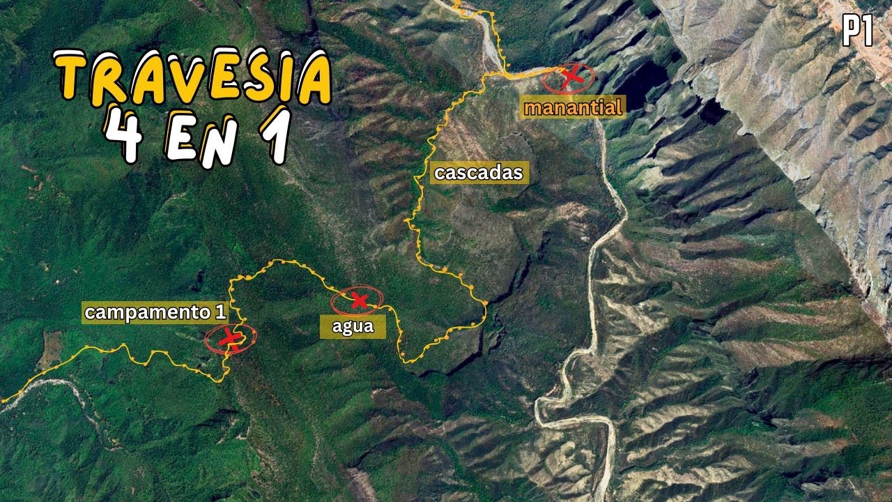 Caminata de 3 dias - circuito: La Batea, Los Chorros, El Salto, Puerto Gringo. El Regreso a Casa.