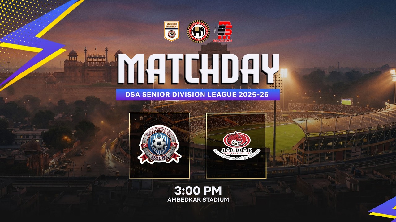 ⚽ RANGERS SC  🆚 JAGUAR  FC | LIVE Football | DSA Senior Division | 3:00 PM