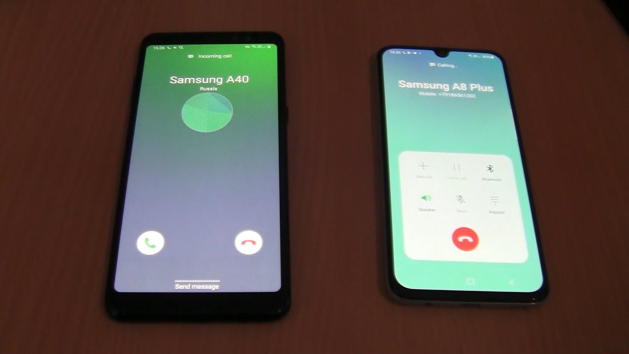 Over the Horizon Incoming call&Outgoing call at the Same Samsung Galaxy A40+A8 Plus