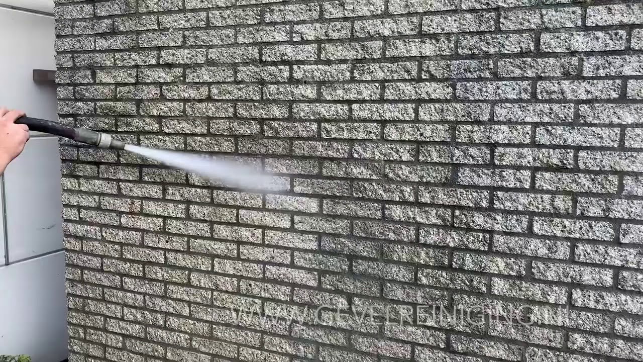 Betonstenen reinigen VDR Gevelreiniging.