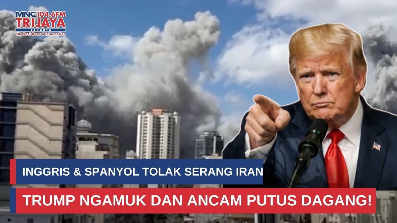 Sekutu Membelot? Penolakan Spanyol dan Inggris Bikin Donald Trump Murka I Trijaya Update