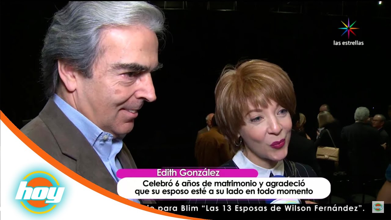 Edith González evita hablar de su estado de salud | Hoy