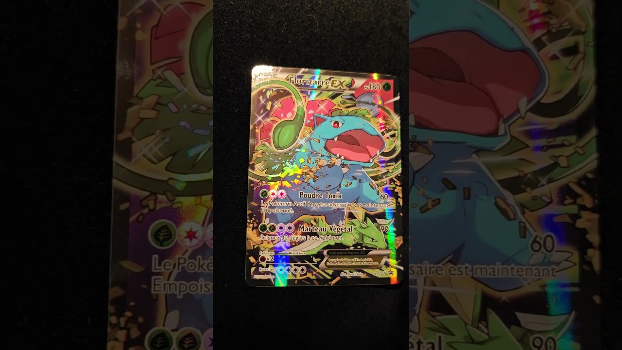 Florizarre ex (Venusaur) alt art promo XY123 - RCQ-TCG 
