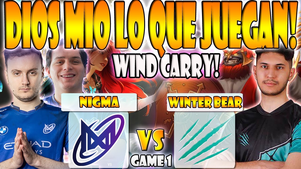 NIGMA VS WINTER BEAR BO3[GAME 1]ELIMINACION- MATTHEW, MIRACLE- ESL ONE BIRMINGHAM 2024: MENA CLOSED