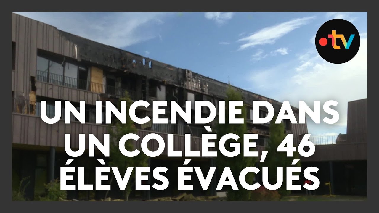 Un gros incendie se déclare dans un internat, 46 élèves évacués, les cours annulés