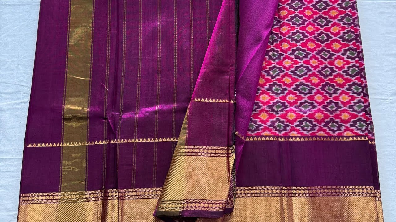 MANGALGIRI HANDLOOM SAREES || RUDRAKSHA BORDER SAREES