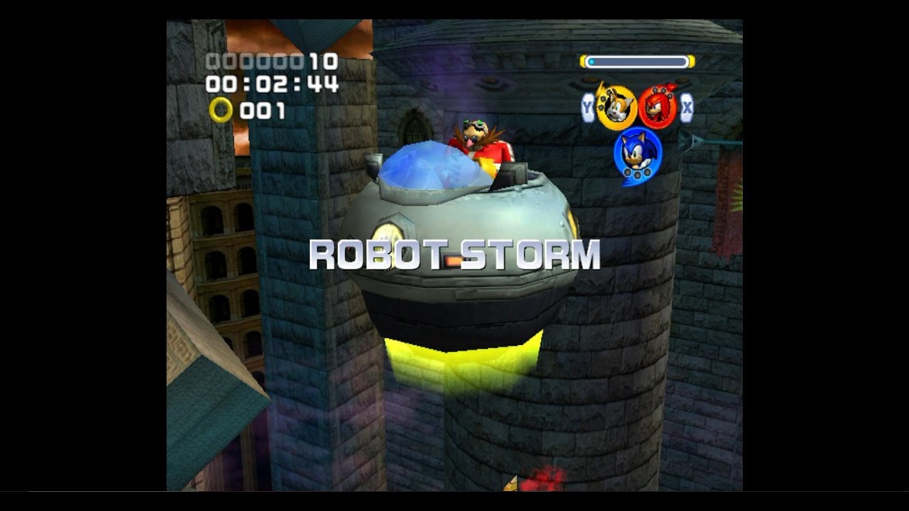 Sonic Heroes Ep 15 Team Sonic Robot Storm.