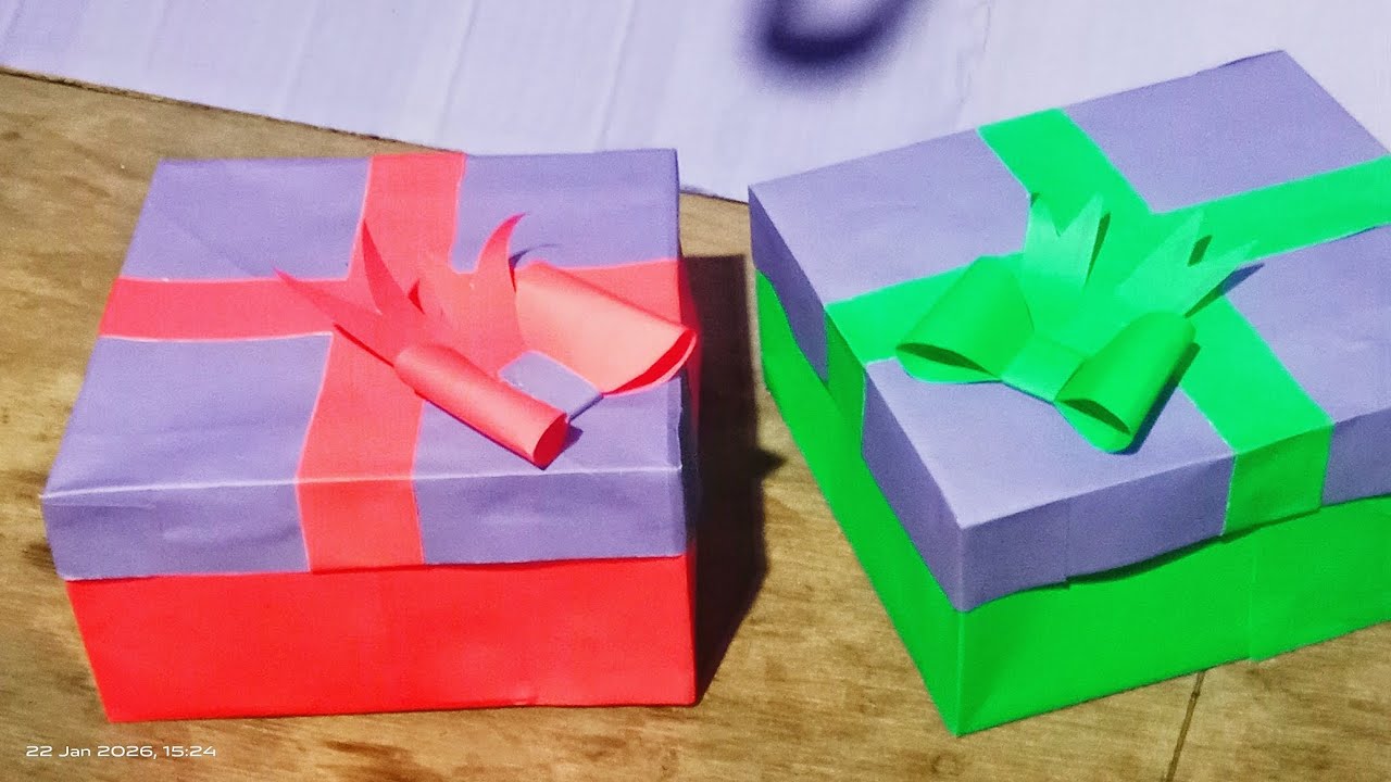 Creative Gift Packing Idea with Paper(কাগজ দিয়ে উপহার প্যাক করার সৃজনশীল আইডিয়া)