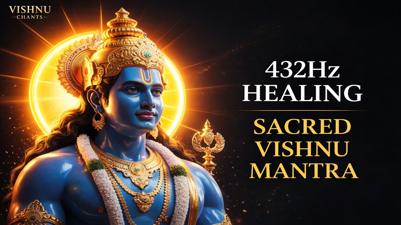 Vishnu Gayatri Mantra 108x | 432Hz Healing Frequency for Protection & Divine Blessings