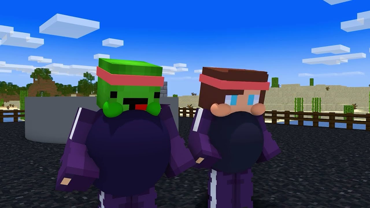 MAIZEN : Fat Mikey vs Strong JJ - Fitness Challenge - Minecraft Animation JJ & Mikey