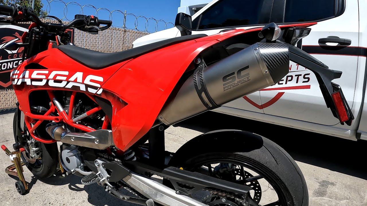 GasGas SM700 SC-Project CRS exhaust system