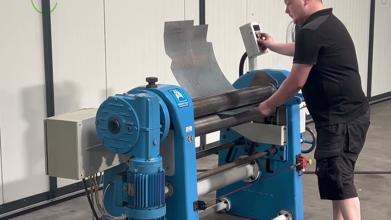 Stuckmann & Hillen 3 walzen blech walze rund biege 1000 x 4 mm MACH4METAL 2-2