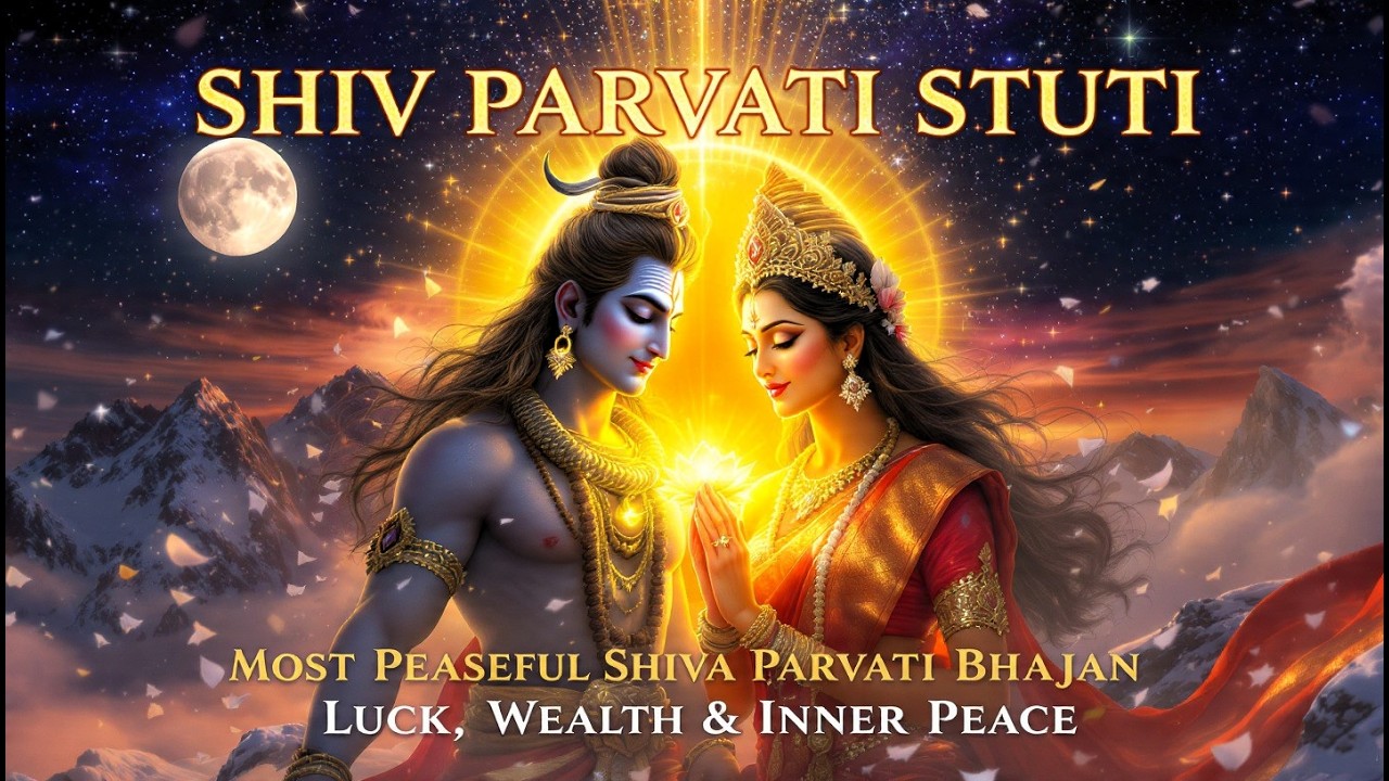 शिव पार्वती स्तुति | Most Peaceful Shiva Parvati Bhajan for Luck, Wealth & Inner Peace