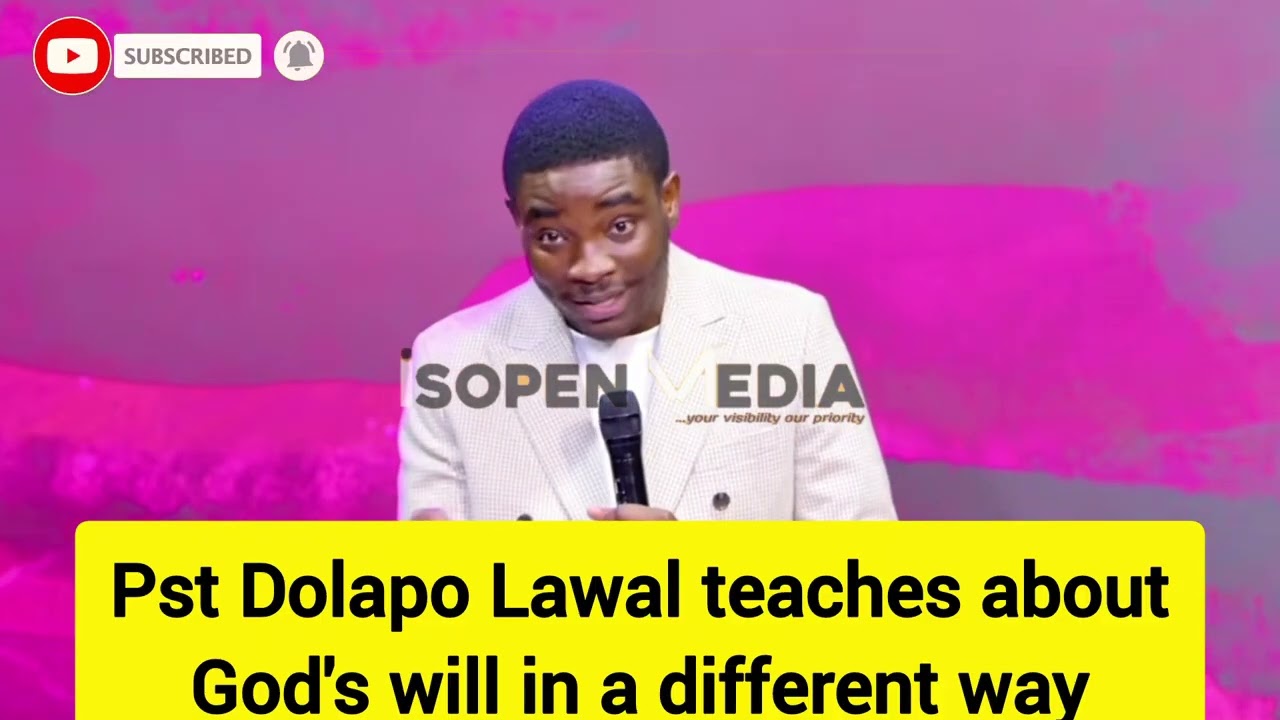 Deep revelation about God's Will and using Man U and Arsenal as Illustration -Pastor Dolapo Lawal 