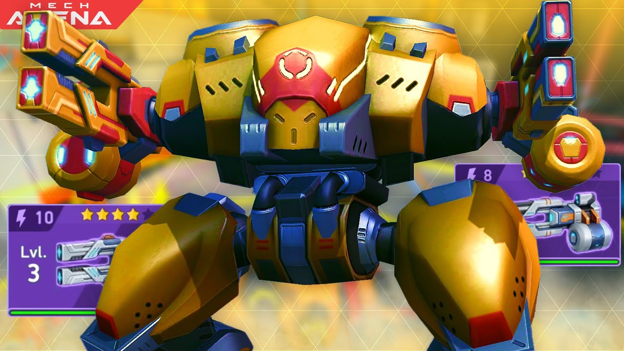 Brickhouse + Quantum Gun Combo ⚡| Buff & Blast! |Mech Arena