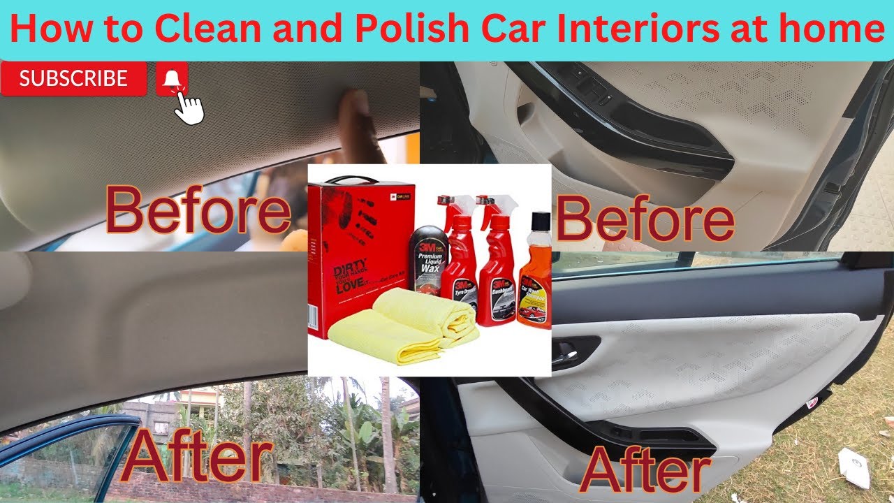 How to Clean and Polish Car Interiors at home | Tata Nexon EV XZ+ LUX | 3M Car Care Kit