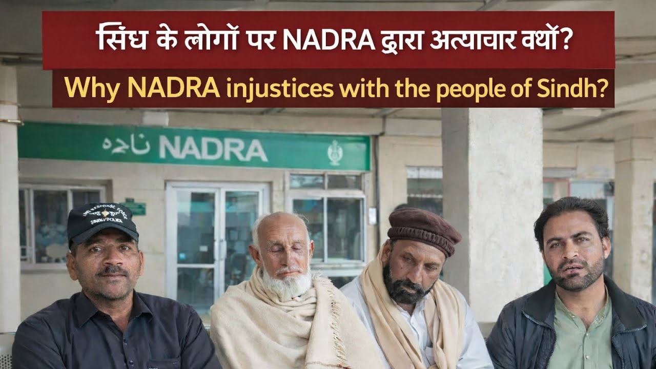 “سنڌ جي ماڻهن سان NADRA جون ناجائزيون ڇو؟ | Why Injustice with People of Sindh?” #Nadra #Sindh 