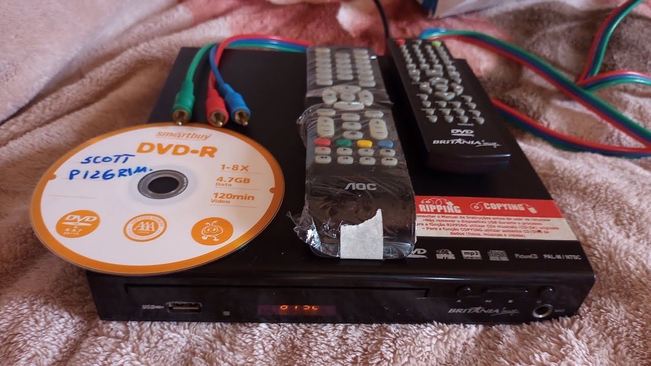 como instalar dvd Britânia Na tv AOC Modelo LE32H1461