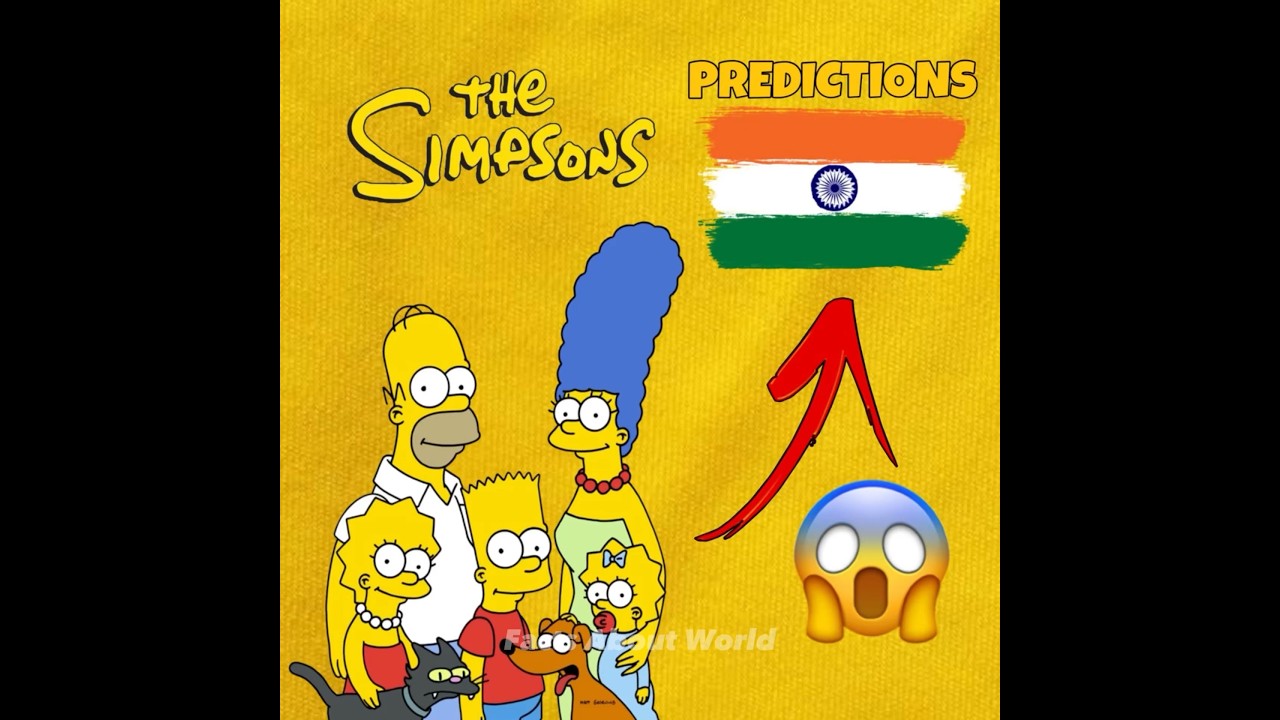 Simpsons Predictions about India😰 #facts #simpsons #shorts