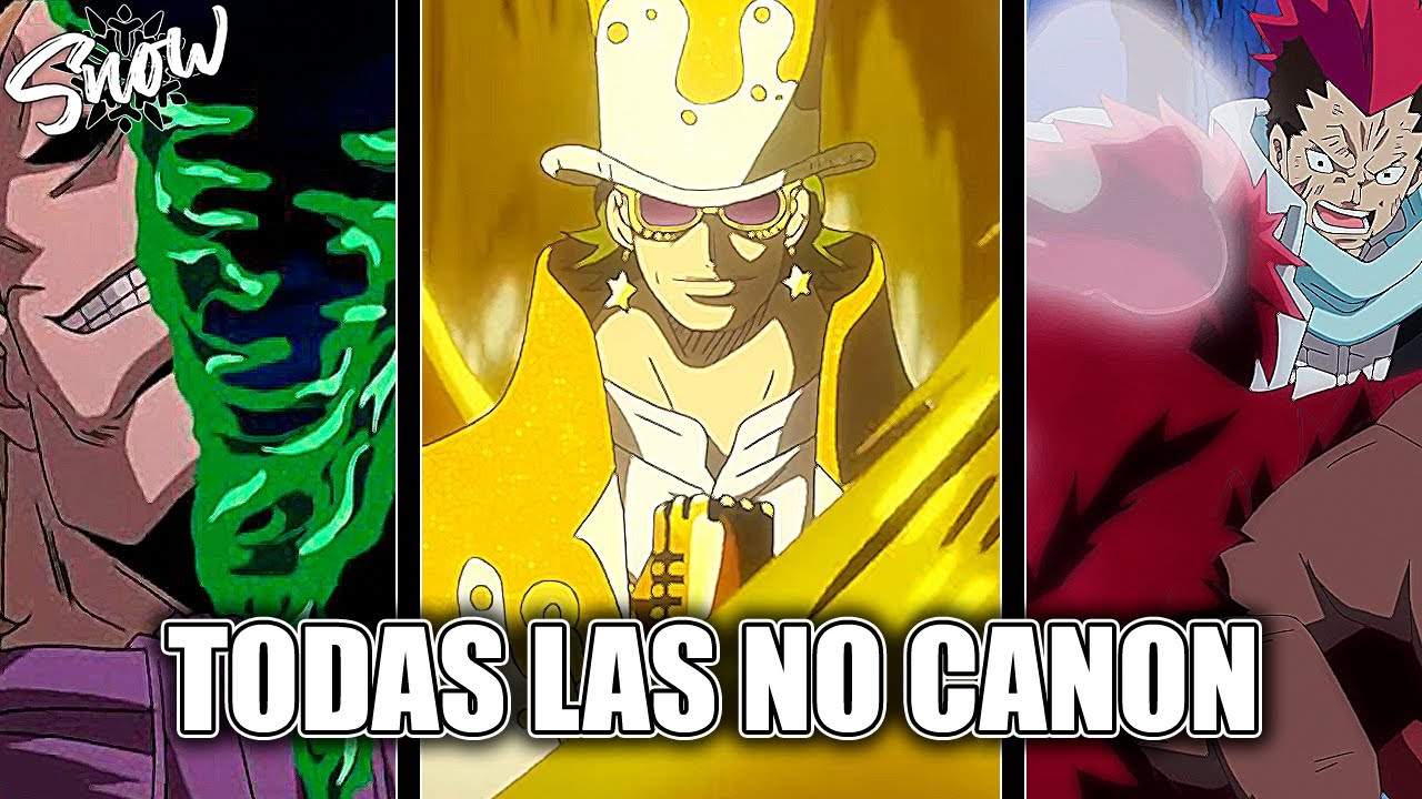 ❄️Todas Las Frutas del Diablo No Canon en One Piece | Explicación Completa