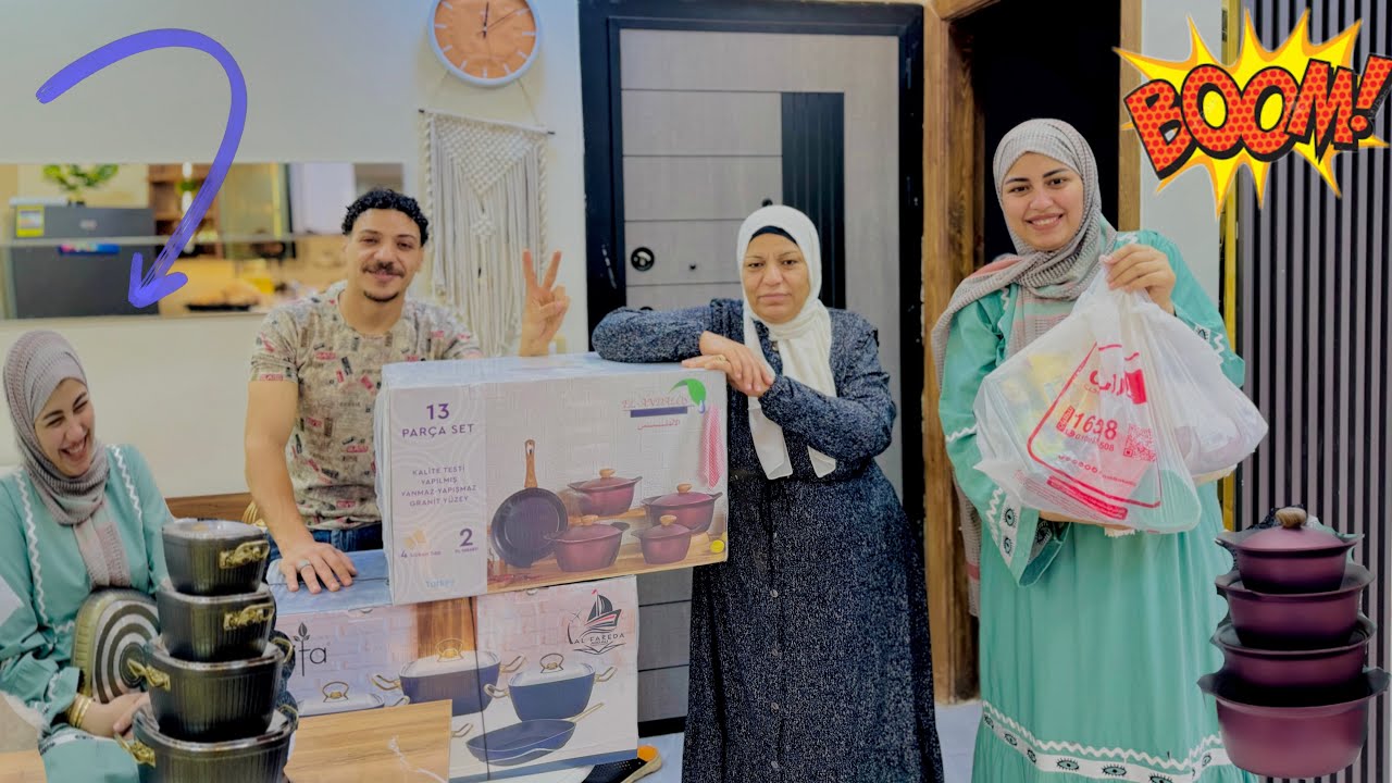 جيالكم انهارده بمفاجأة كبيره قد الدنيا💃لاقيت امي قدام باب شقتي🚪اتفقت هي وضني بهدية الولاده🎁فرحوني🙈