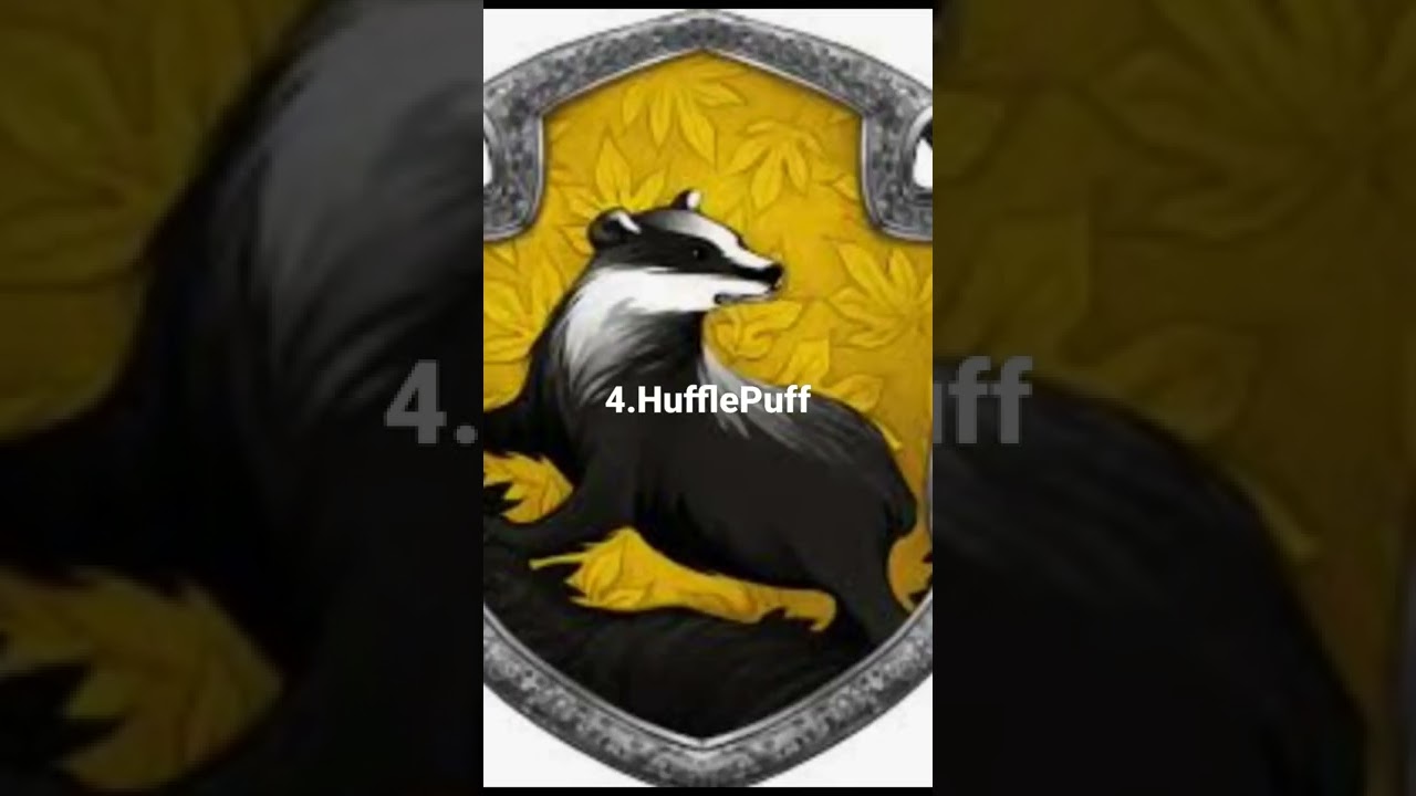 Ranking Every Hogwarts House #shorts #harrypotter #ranking #ravenclaw #hufflepuff #slytherin